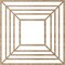 Ekena Millwork Raven Wood Fretwork Pierced Ceiling Medallion, Red Oak, 18"OD x 6 5/8"ID x 3/8"T CMWP18X18X0375RARO - alternate 4